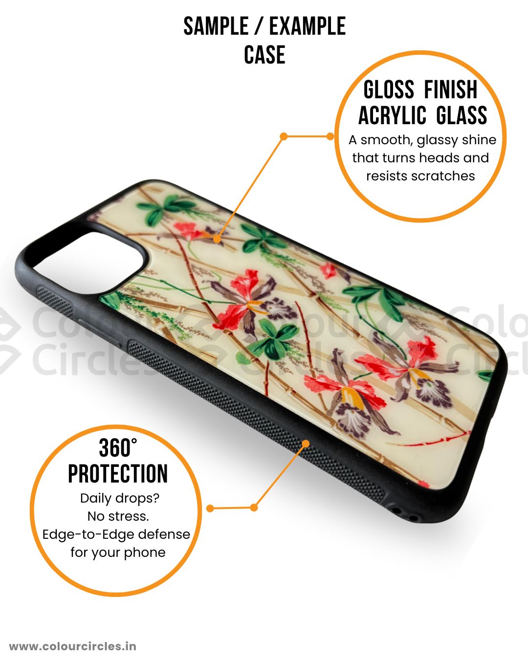 Bamboo Orchid | Glass iPhone Case