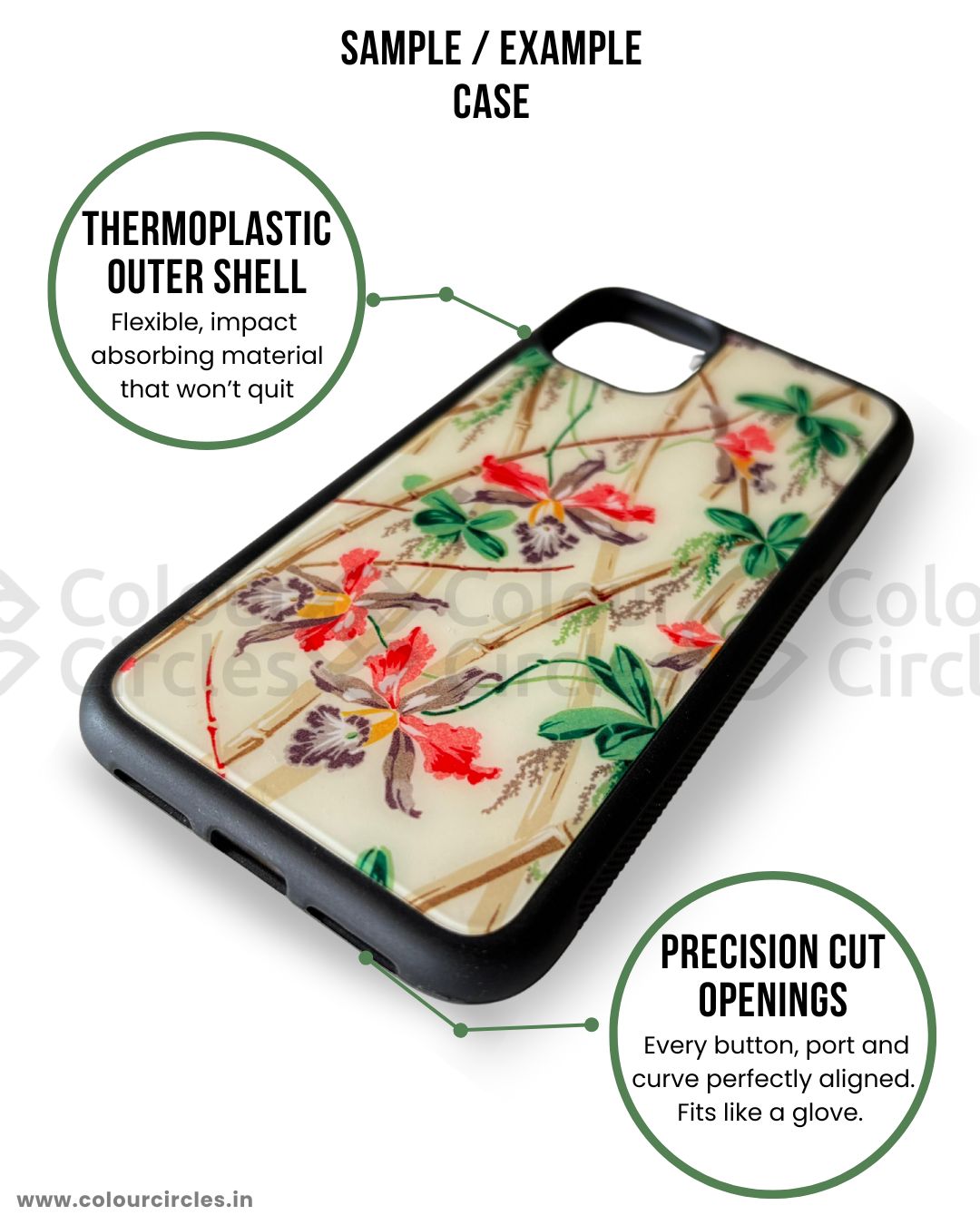 Bamboo Orchid | Glass iPhone Case