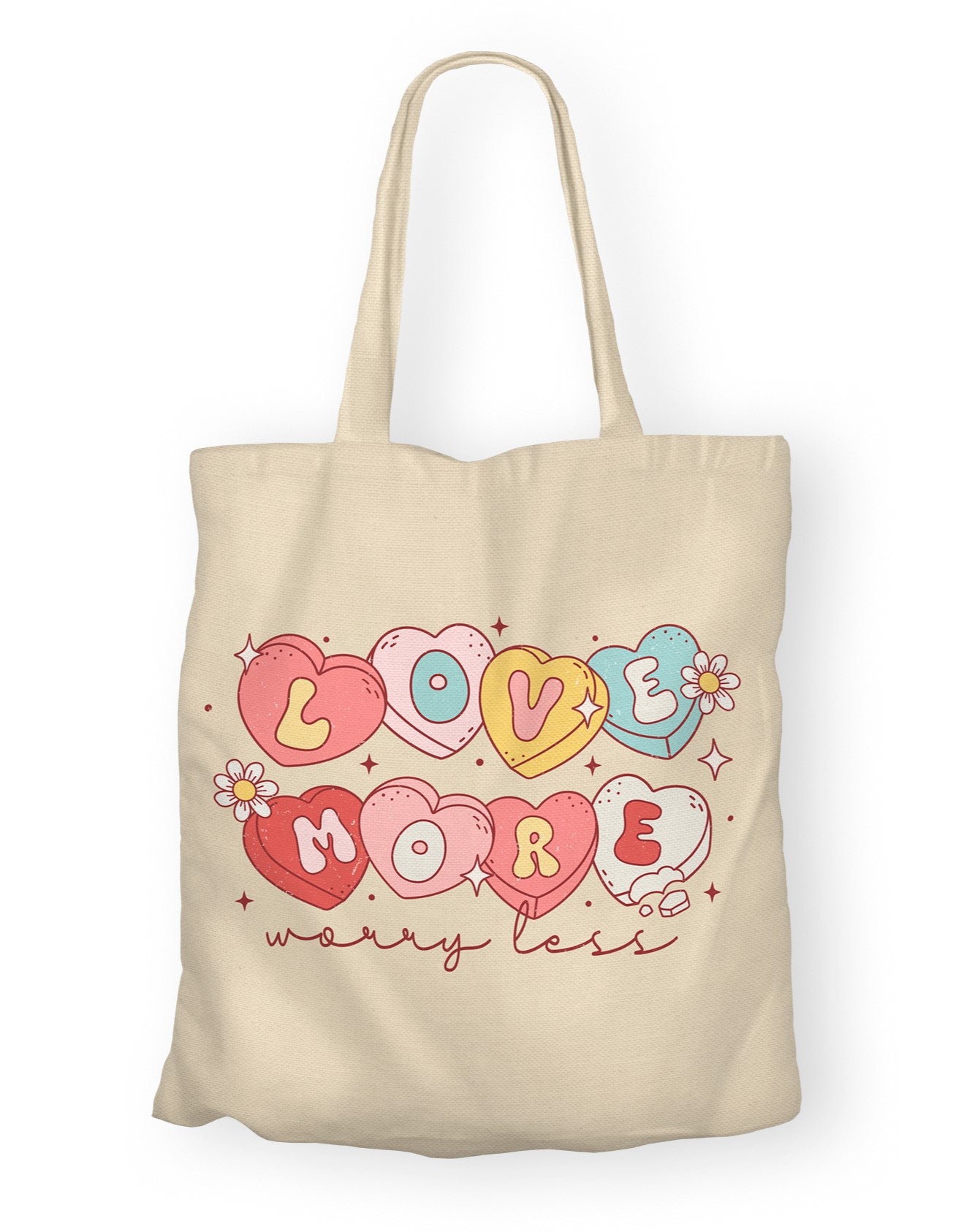 Love More Worry Less | Tote Bag