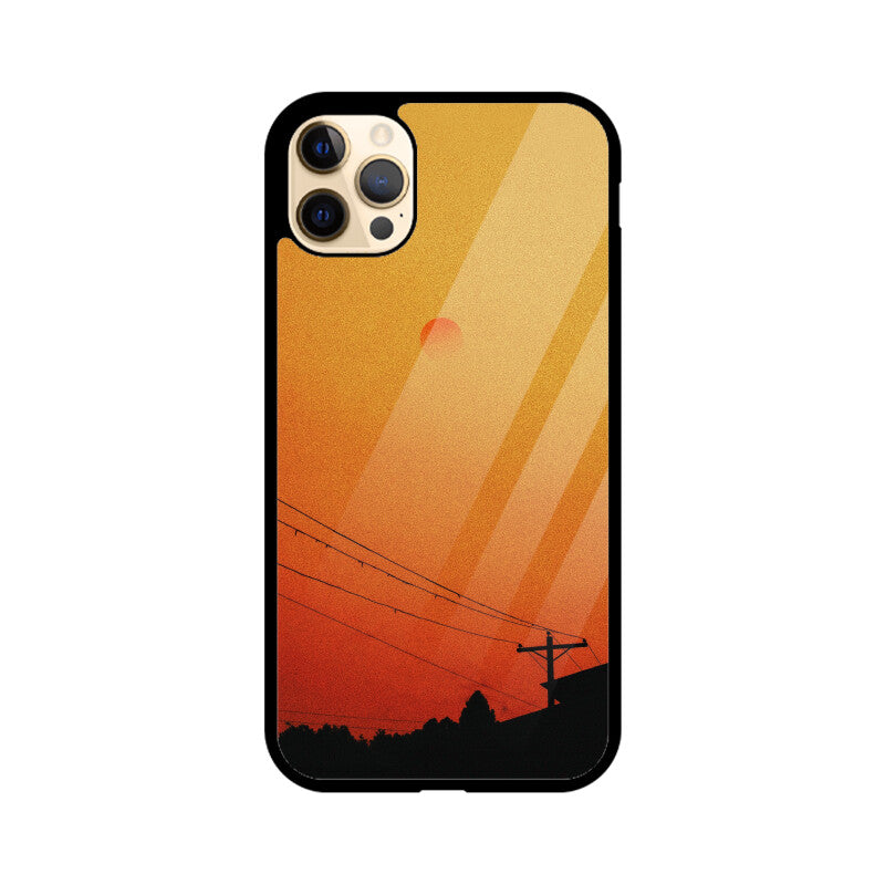 Sky on Fire | Glass iPhone Case