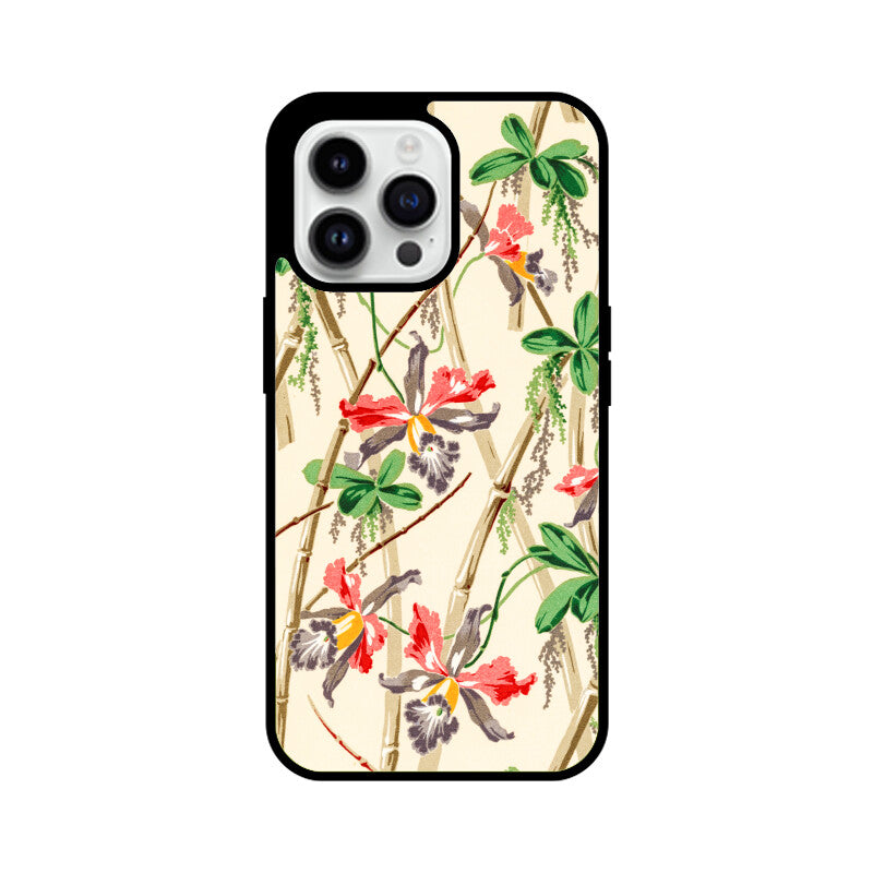Bamboo Orchid | Glass iPhone Case