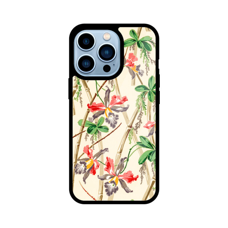 Bamboo Orchid | Glass iPhone Case