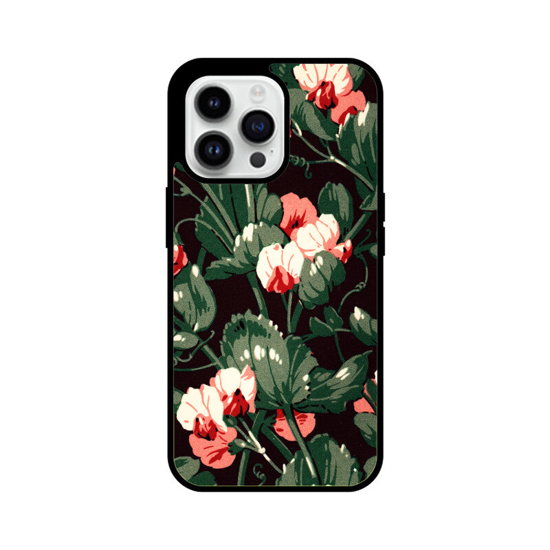 Crimson Harmony | Glass iPhone Case