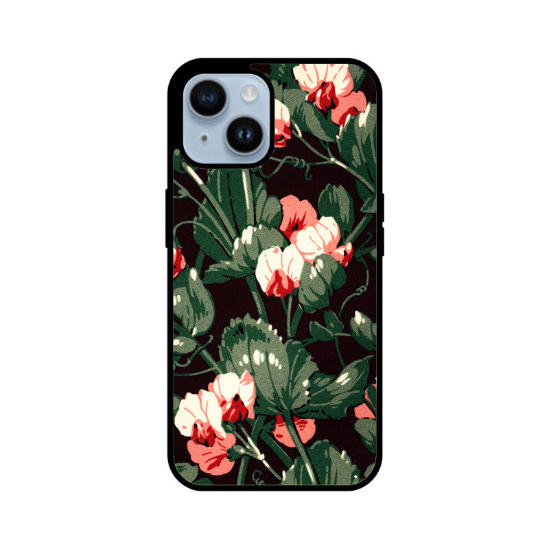 Crimson Harmony | Glass iPhone Case