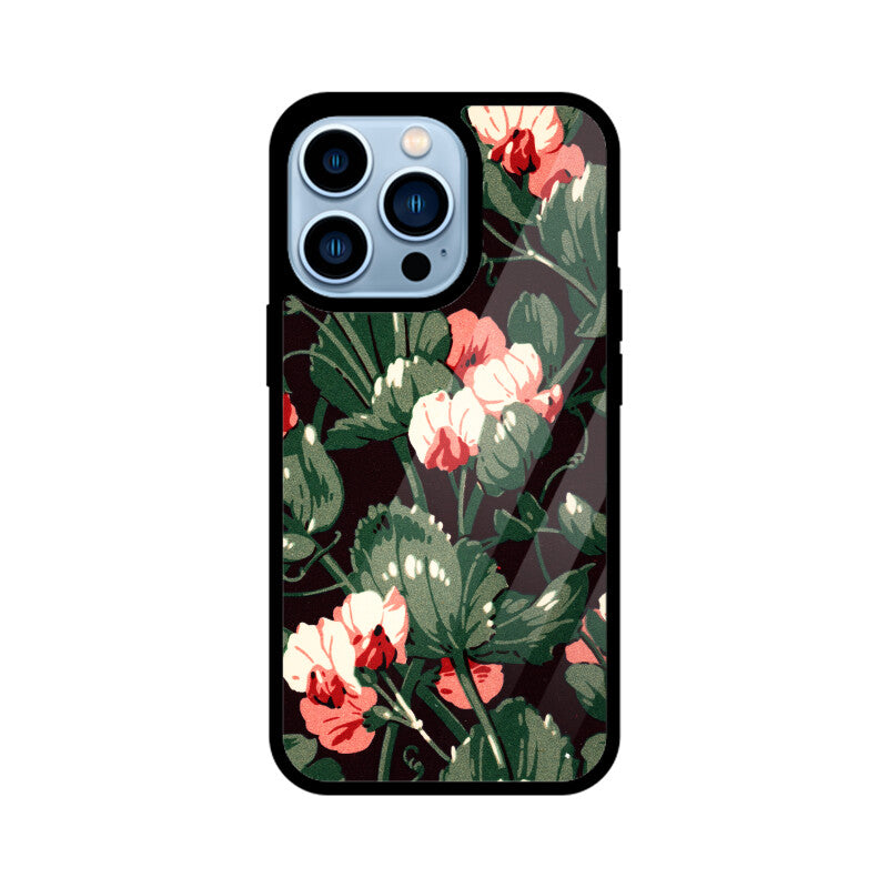 Crimson Harmony | Glass iPhone Case