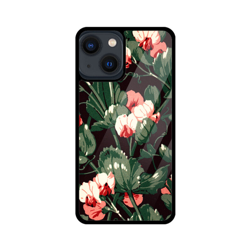 Crimson Harmony | Glass iPhone Case