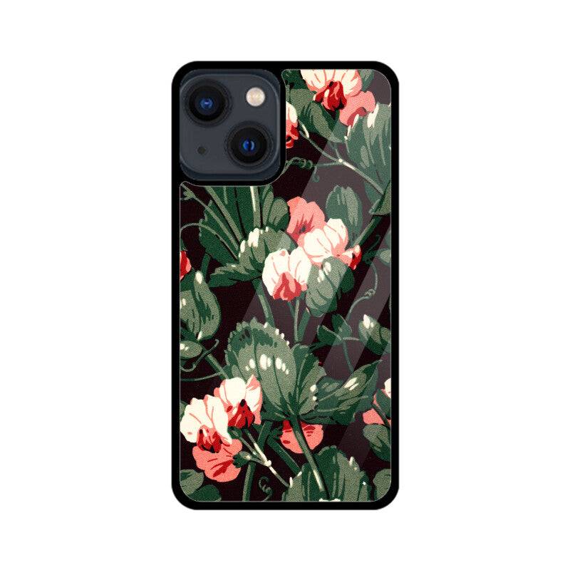 Crimson Harmony | Glass iPhone Case
