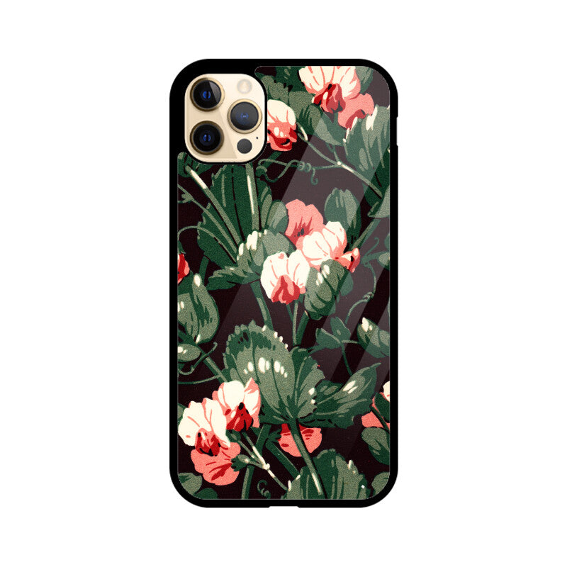 Crimson Harmony | Glass iPhone Case