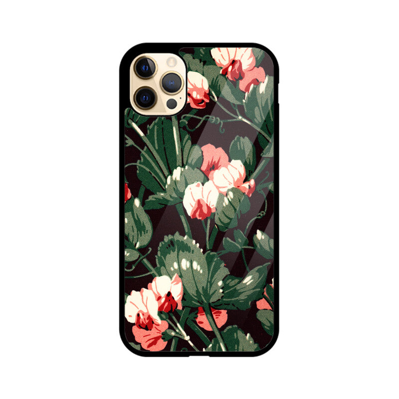 Crimson Harmony | Glass iPhone Case