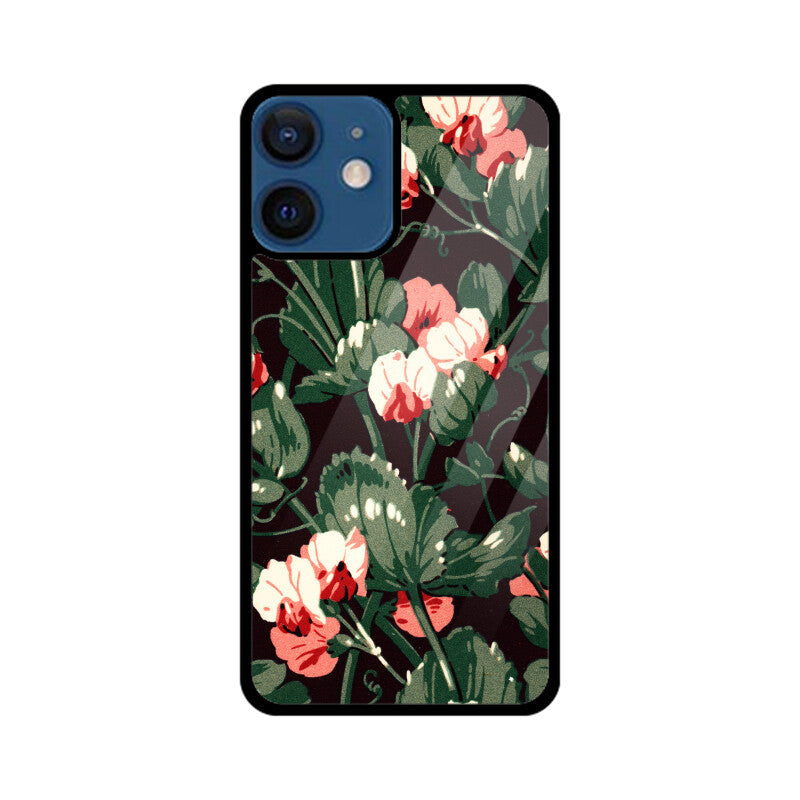 Crimson Harmony | Glass iPhone Case