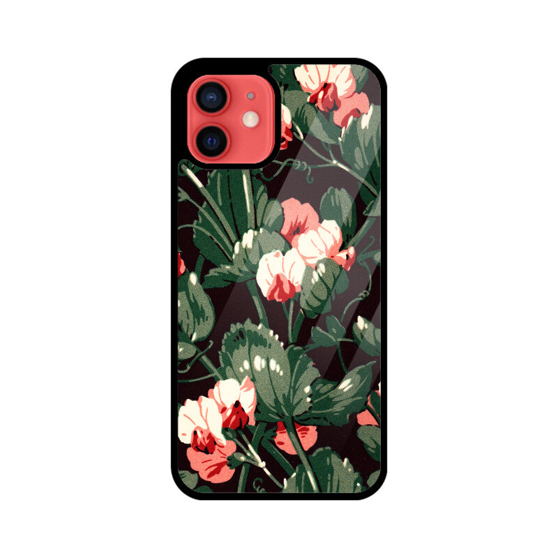 Crimson Harmony | Glass iPhone Case
