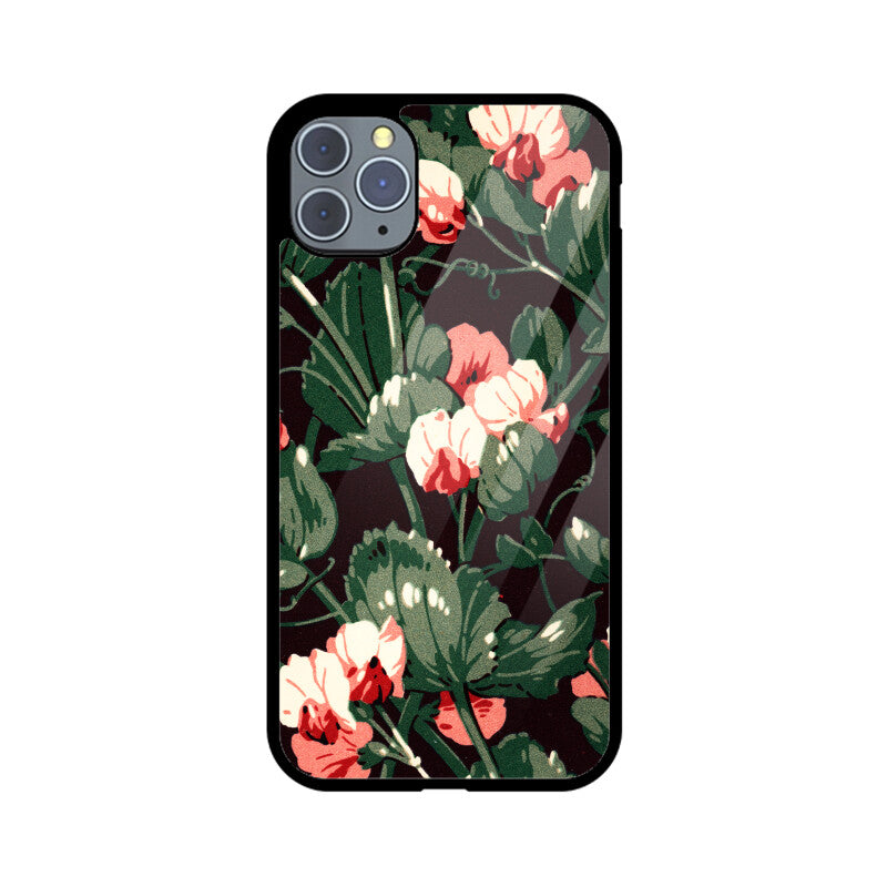 Crimson Harmony | Glass iPhone Case