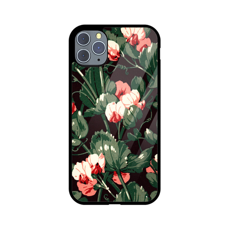 Crimson Harmony | Glass iPhone Case