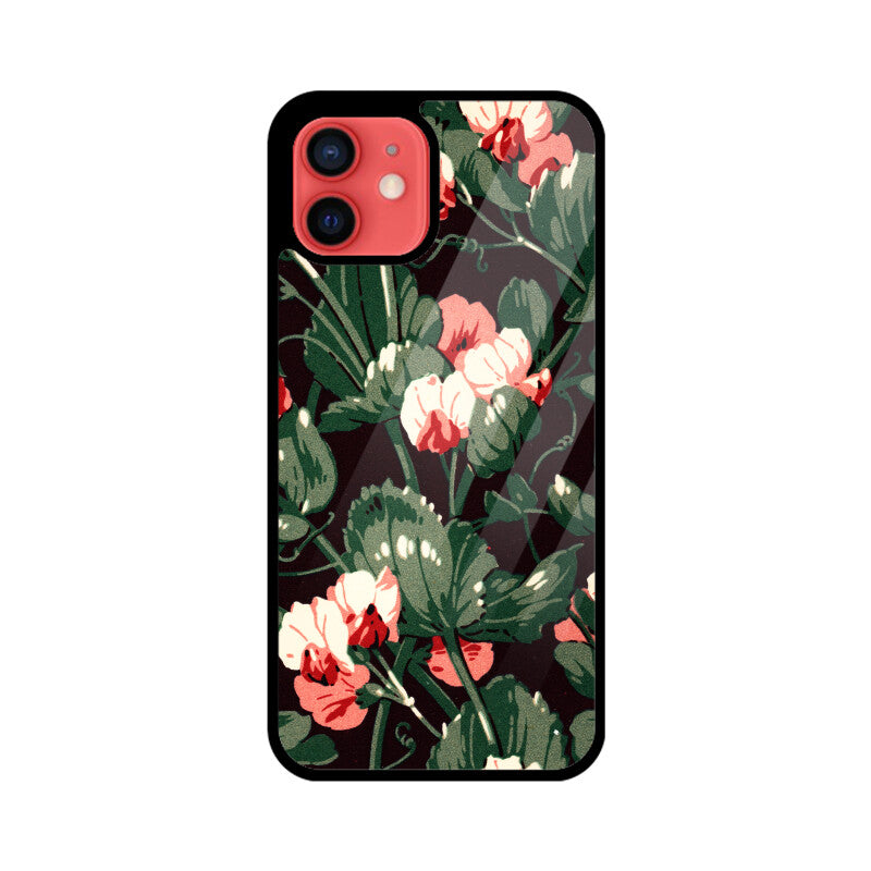 Crimson Harmony | Glass iPhone Case