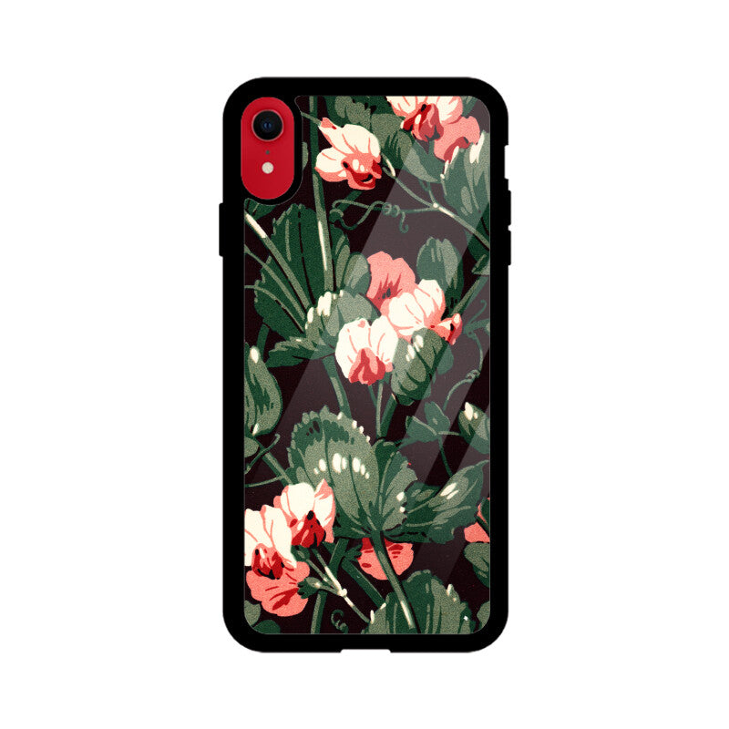 Crimson Harmony | Glass iPhone Case