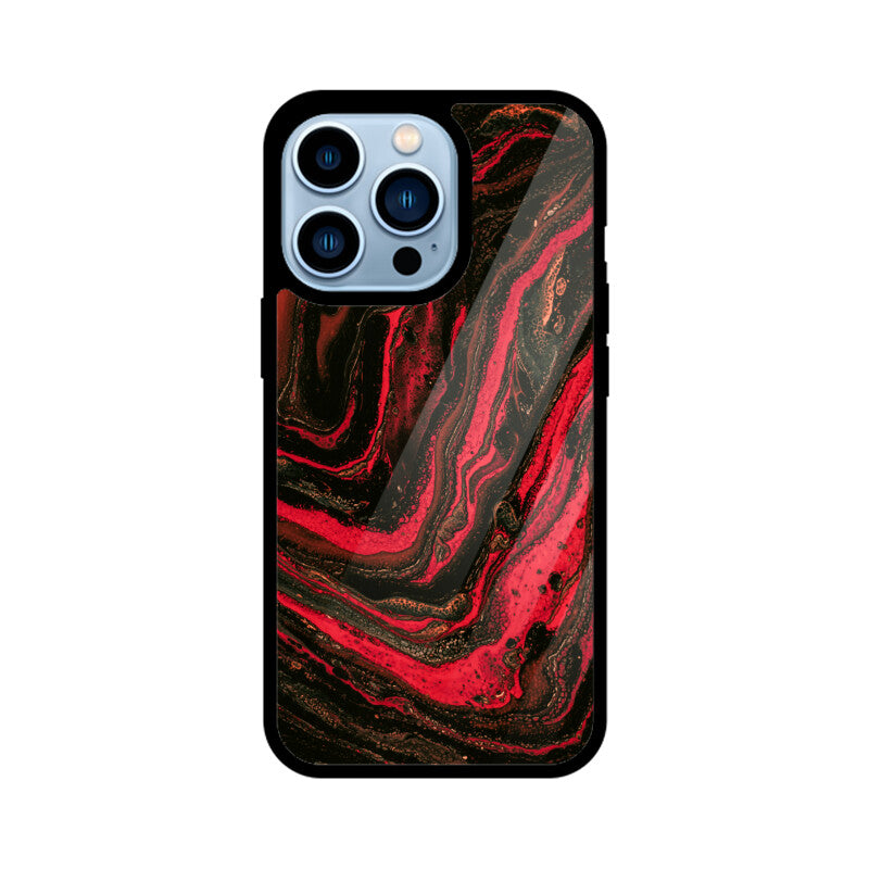 Scarlet Blaze | Glass iPhone Case