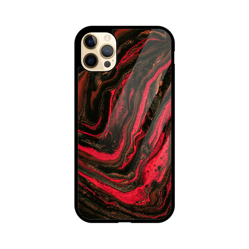 Scarlet Blaze | Glass iPhone Case