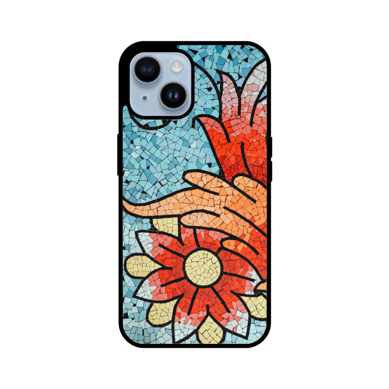 Mosaic Bloom | Glass iPhone Case