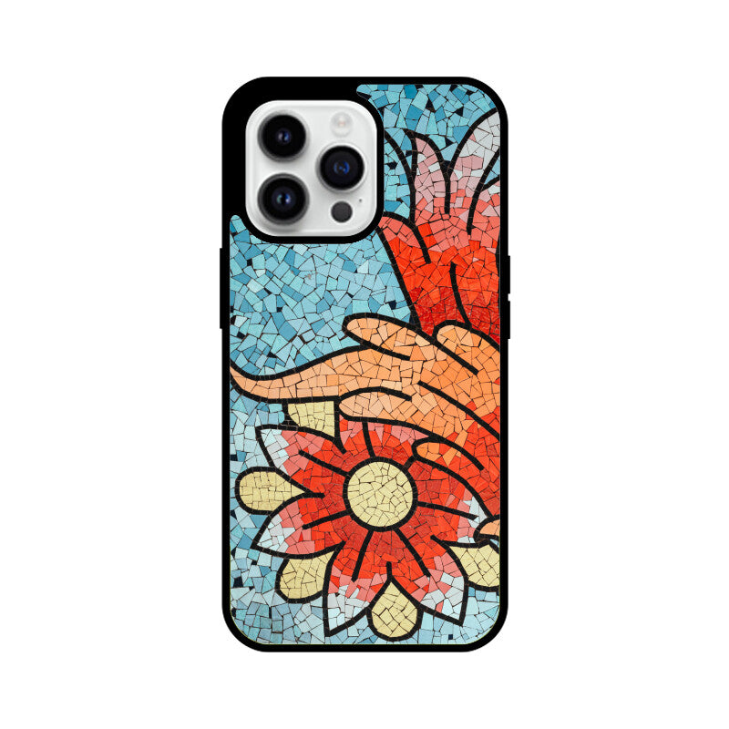 Mosaic Bloom | Glass iPhone Case