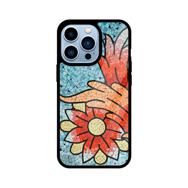 Mosaic Bloom | Glass iPhone Case