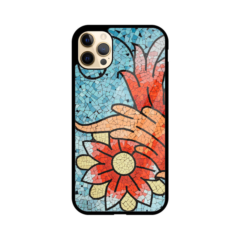 Mosaic Bloom | Glass iPhone Case