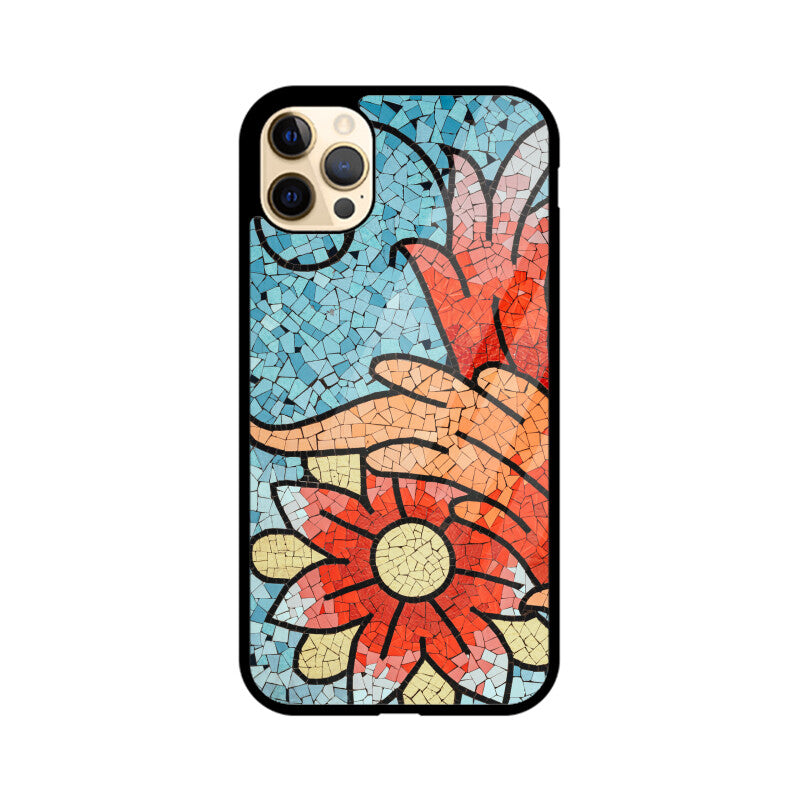 Mosaic Bloom | Glass iPhone Case