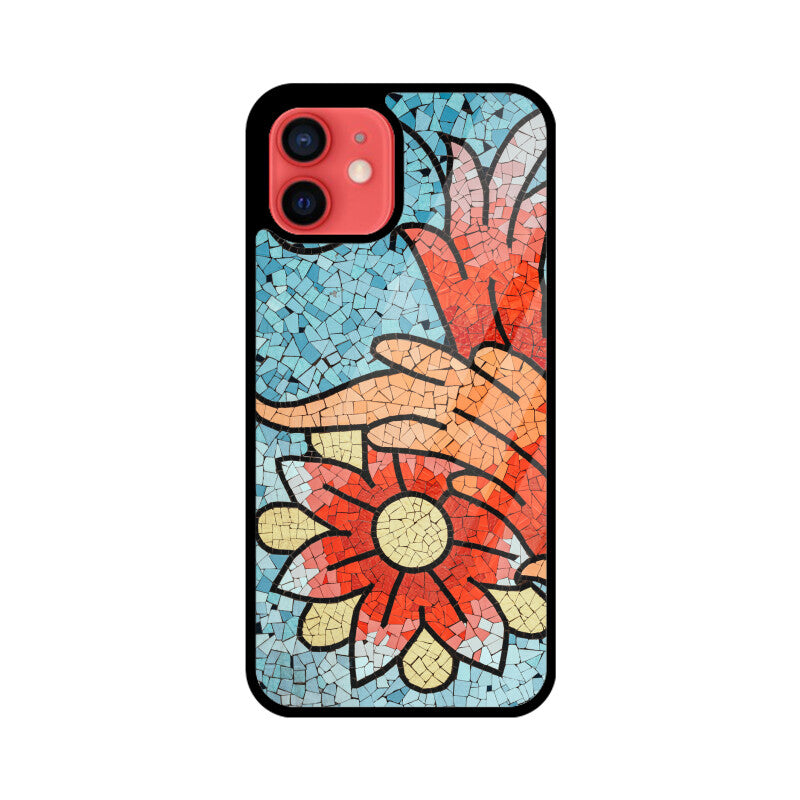 Mosaic Bloom | Glass iPhone Case