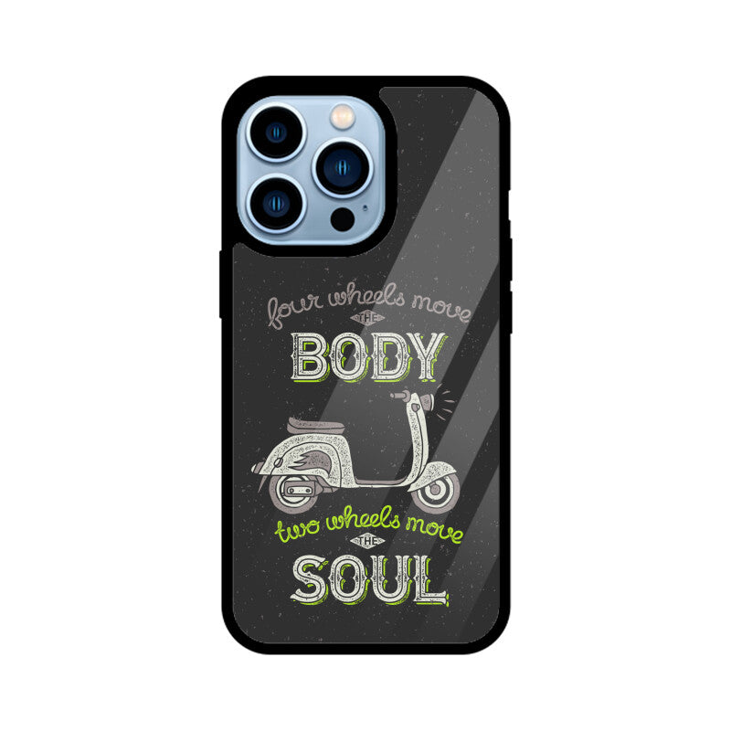 Retro Ride (Dark) | Glass iPhone Case