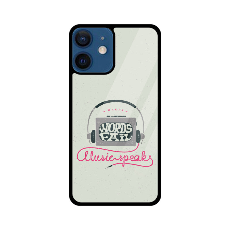 Music Speaks | Glass iPhone Case