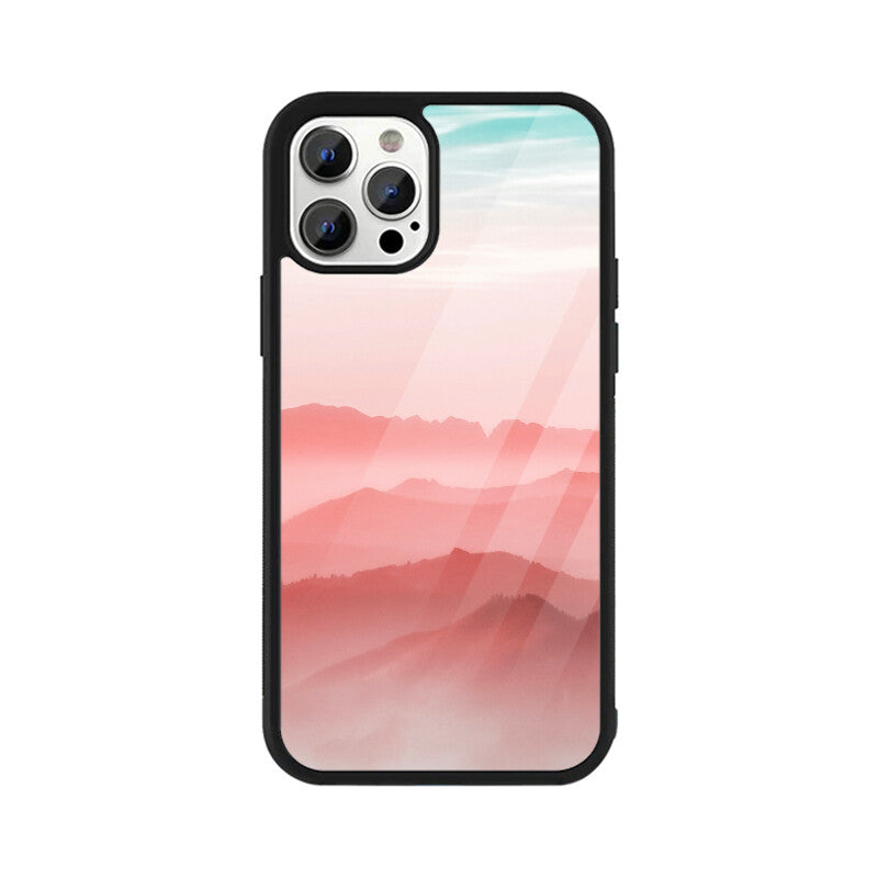 Morning Misty Blush | Glass iPhone Case