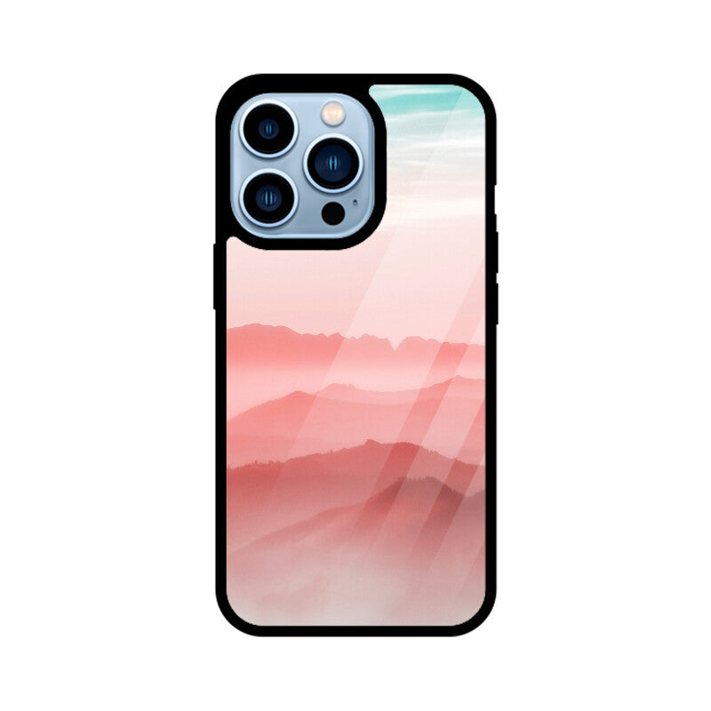 Morning Misty Blush | Glass iPhone Case