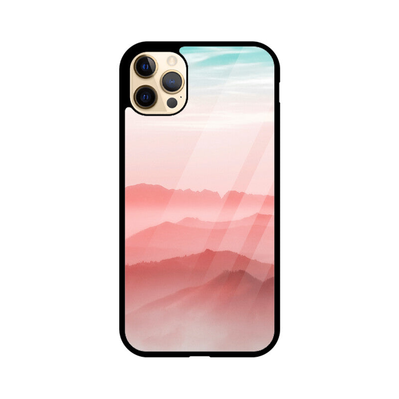 Morning Misty Blush | Glass iPhone Case