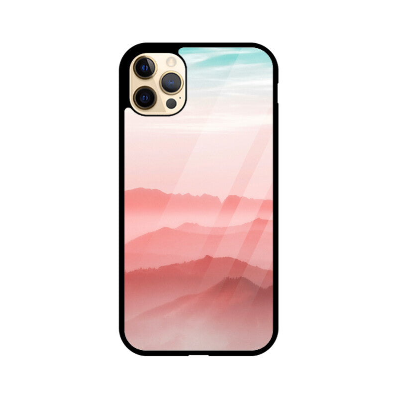 Morning Misty Blush | Glass iPhone Case