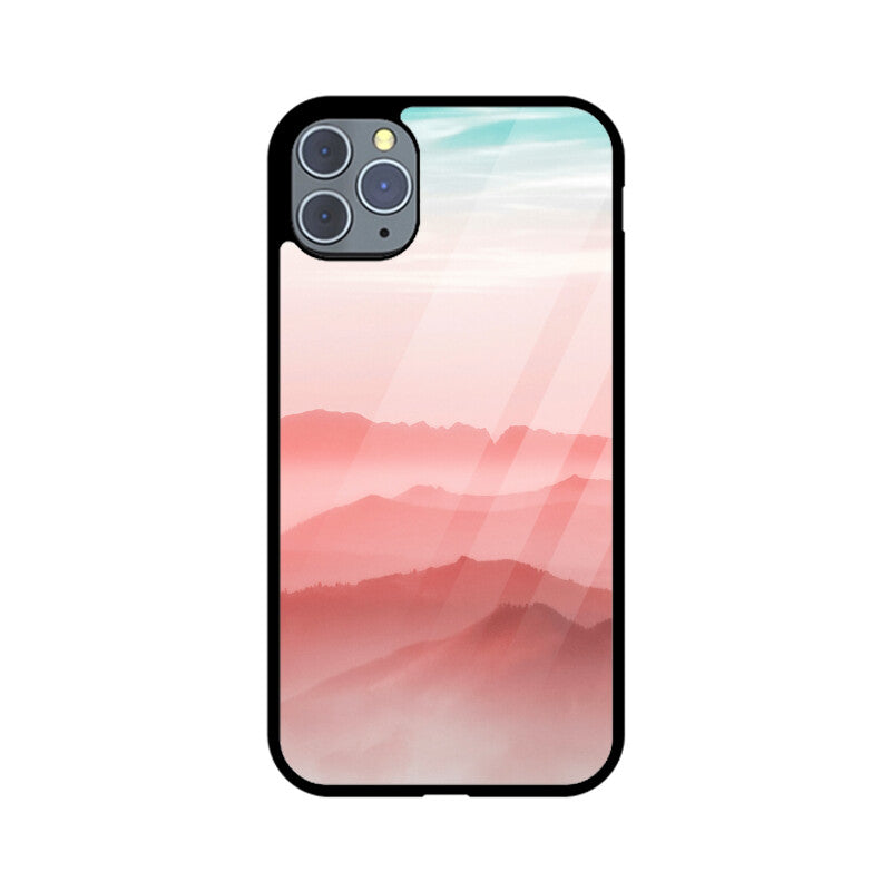 Morning Misty Blush | Glass iPhone Case
