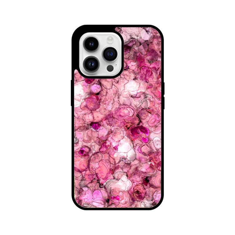 Magenta Marble | Glass iPhone Case