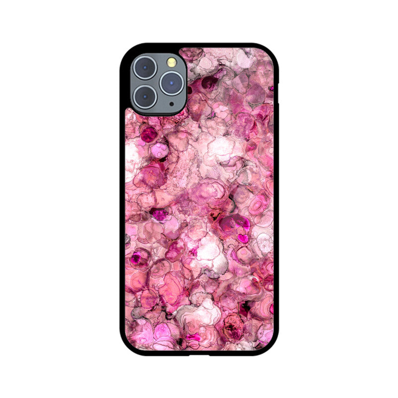 Magenta Marble | Glass iPhone Case