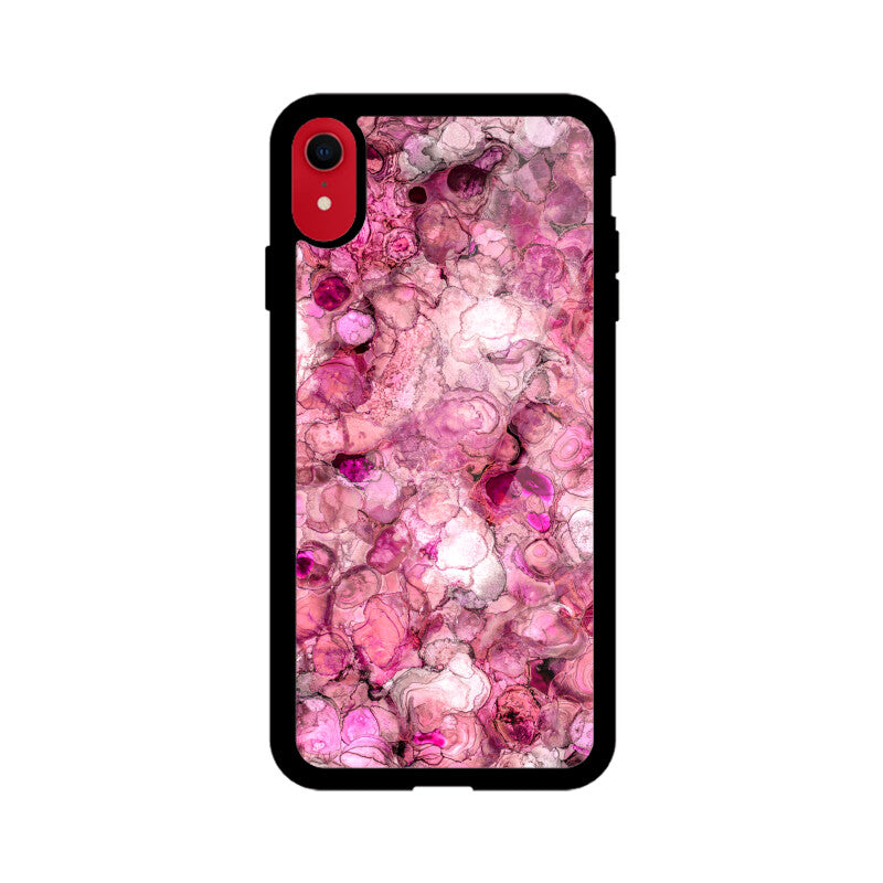 Magenta Marble | Glass iPhone Case