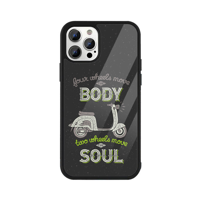 Retro Ride (Dark) | Glass iPhone Case