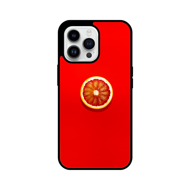 Crimson Citrus | Glass iPhone Case