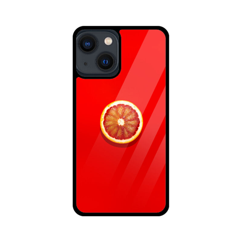Crimson Citrus | Glass iPhone Case