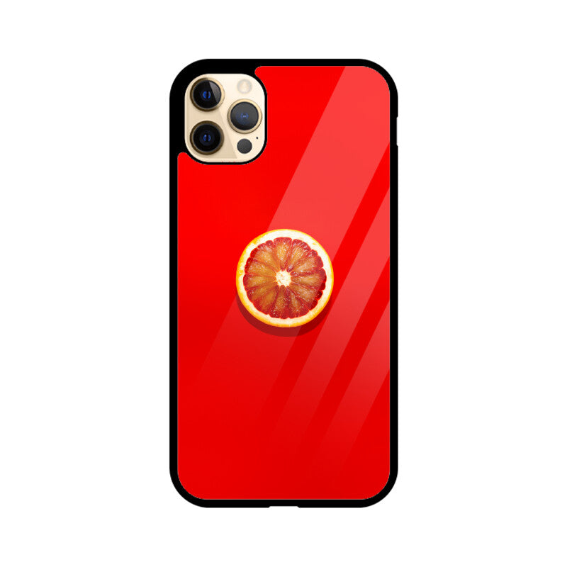 Crimson Citrus | Glass iPhone Case