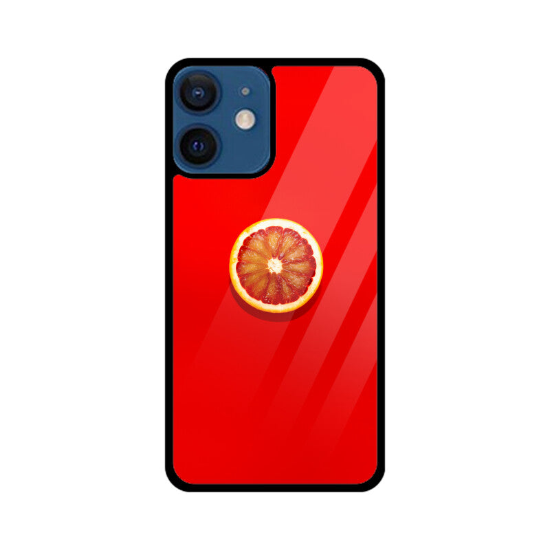 Crimson Citrus | Glass iPhone Case