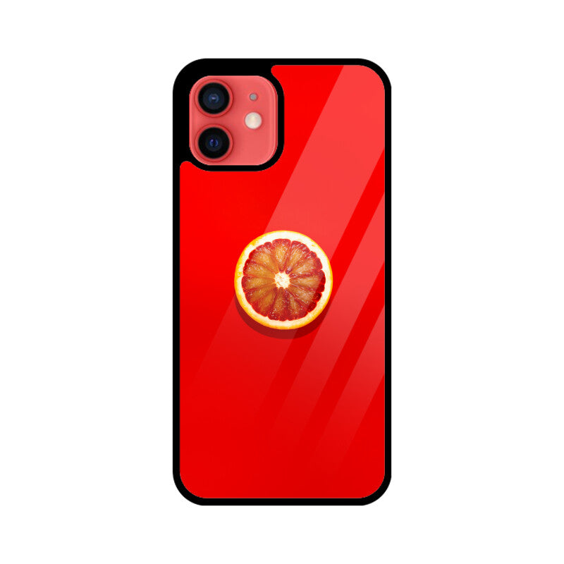 Crimson Citrus | Glass iPhone Case