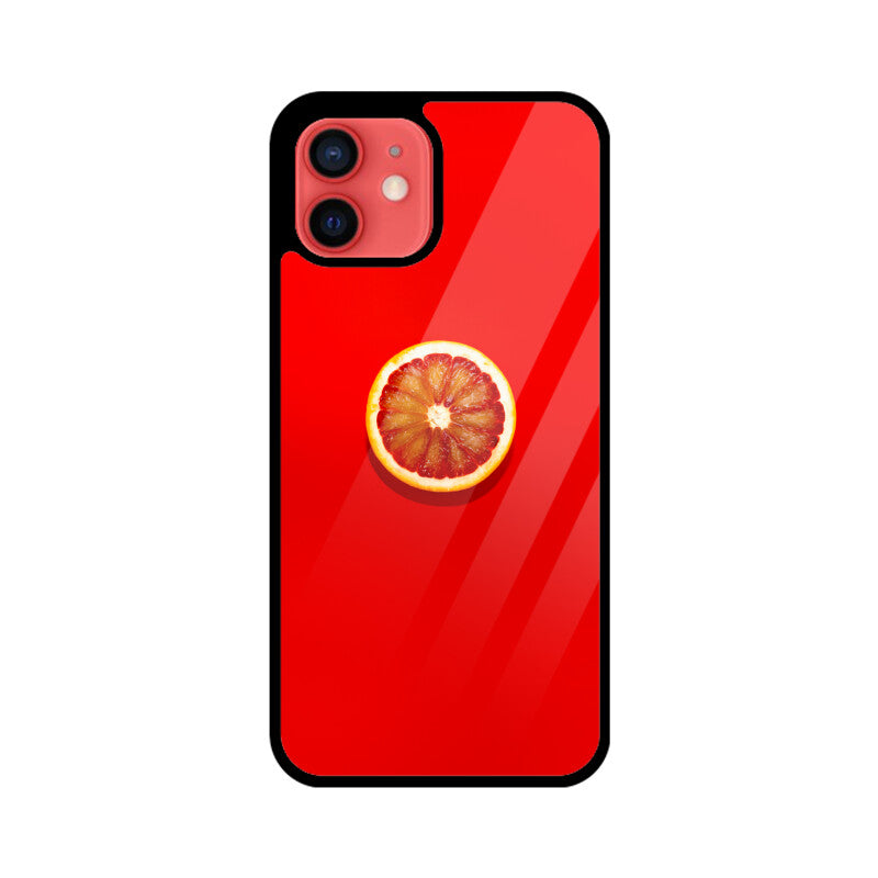 Crimson Citrus | Glass iPhone Case
