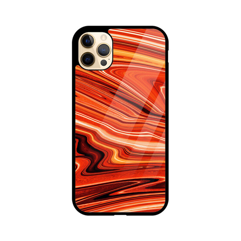 Ember Waves | Glass iPhone Case