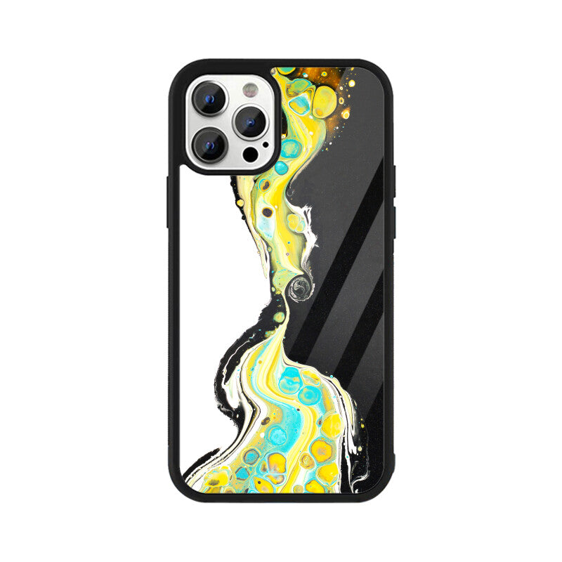 Cosmic Stream | Glass iPhone Case