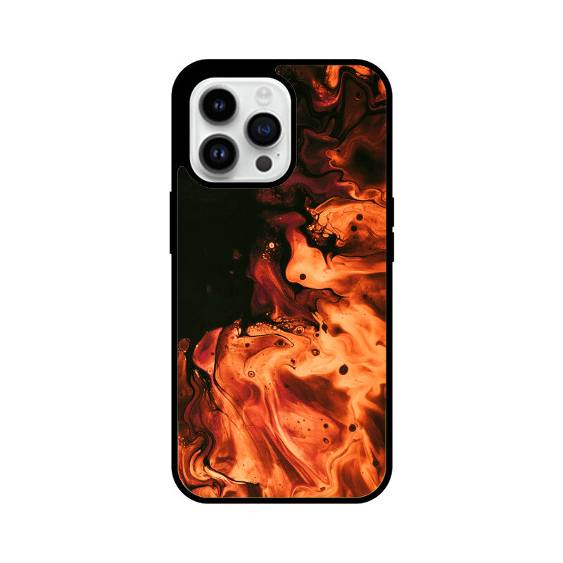 Strokes of Fire | Glass iPhone Case