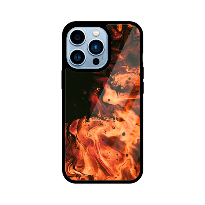 Strokes of Fire | Glass iPhone Case