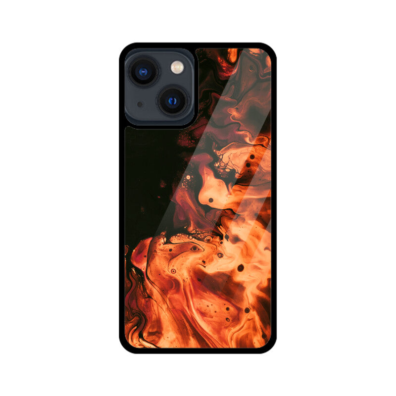 Strokes of Fire | Glass iPhone Case