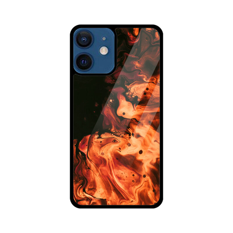 Strokes of Fire | Glass iPhone Case